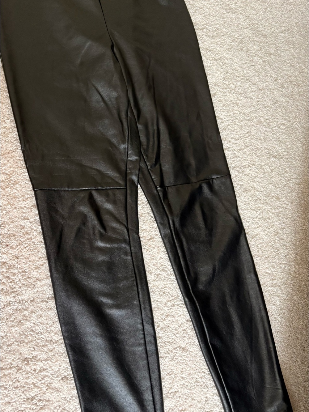 Dynamite Black Faux Leather Skinny Jeggings
